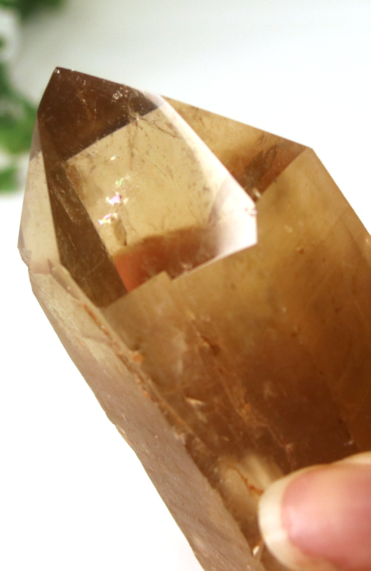 Citrine (Natural) Cathedral Point AAA